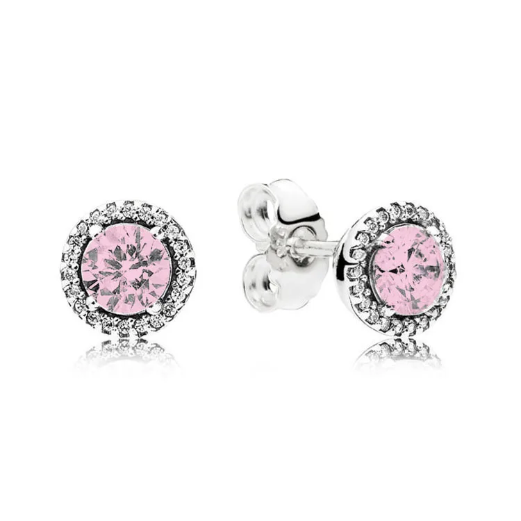 

YPD13 925 Silver Woman Ear Nails Simple Engagement Ear Ornaments Embedded with Zircon