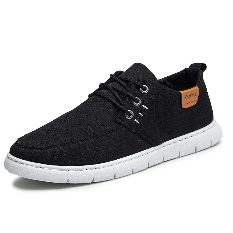 

2020 spring new canvas shoes men's low-top men's lace-up shoes work shoes trend fashion wild wild shoes vulcanize shoes men