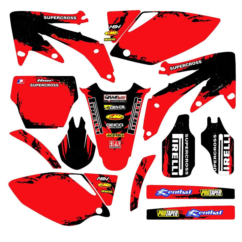 Motorcycle Crf450r 2008-2005 3m Graphics Stickers Backgrounds Decals Kits For Honda Crf 450r 2005 2006 2007 2008 Crf450 Crf 450 - Decals Stickers - AliExpress Motorcycle Crf450r 2008-2005 3m Graphics Stickers Backgrounds Decals Kits For Honda Crf 450r 2005 2006 2007 2008 Crf450 Crf 450 - Decals Stickers - AliExpress