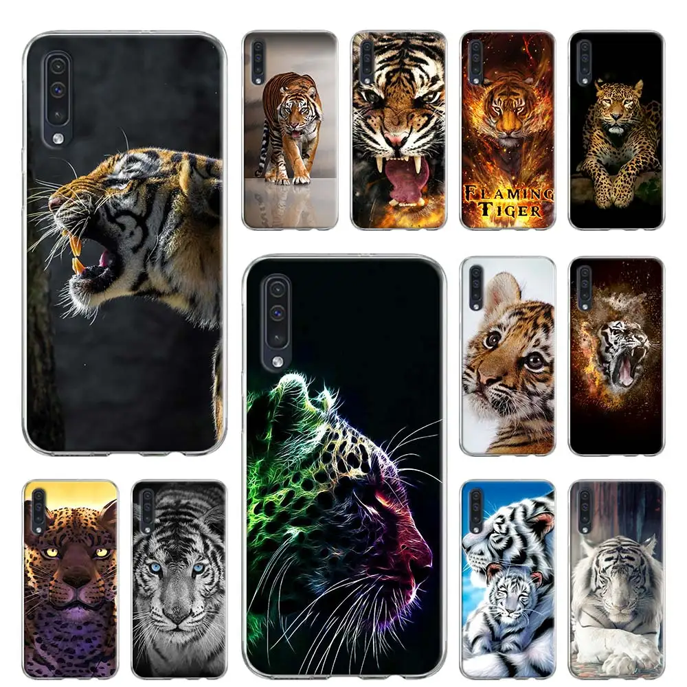 Мягкий чехол для Samsung Galaxy A51 A71 A50 A70 A10 A20 A30 A40 A11 A21 A31 A41 5G 2020 с изображением тигра Льва