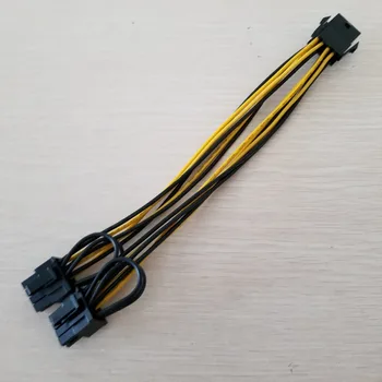 

PCI-E PCI Cable Data Cable Graphics Card Wirep 8Pin to 6Pin for BTC Miner DIY 18AWG 20cm