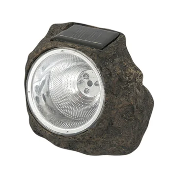 

Outdoor UV Stone Decking Courtyard Patio Lamp Path Drive Lights Walkway Solar Powered Spotlight Garden