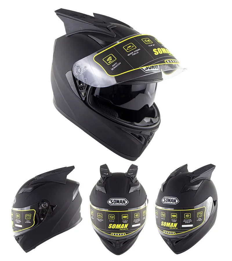 Мотоциклетная рога для шлема мотоциклетный шлем Дьявол Рога мотокросса полное лицо внедорожный шлем украшение шлем аксессуары