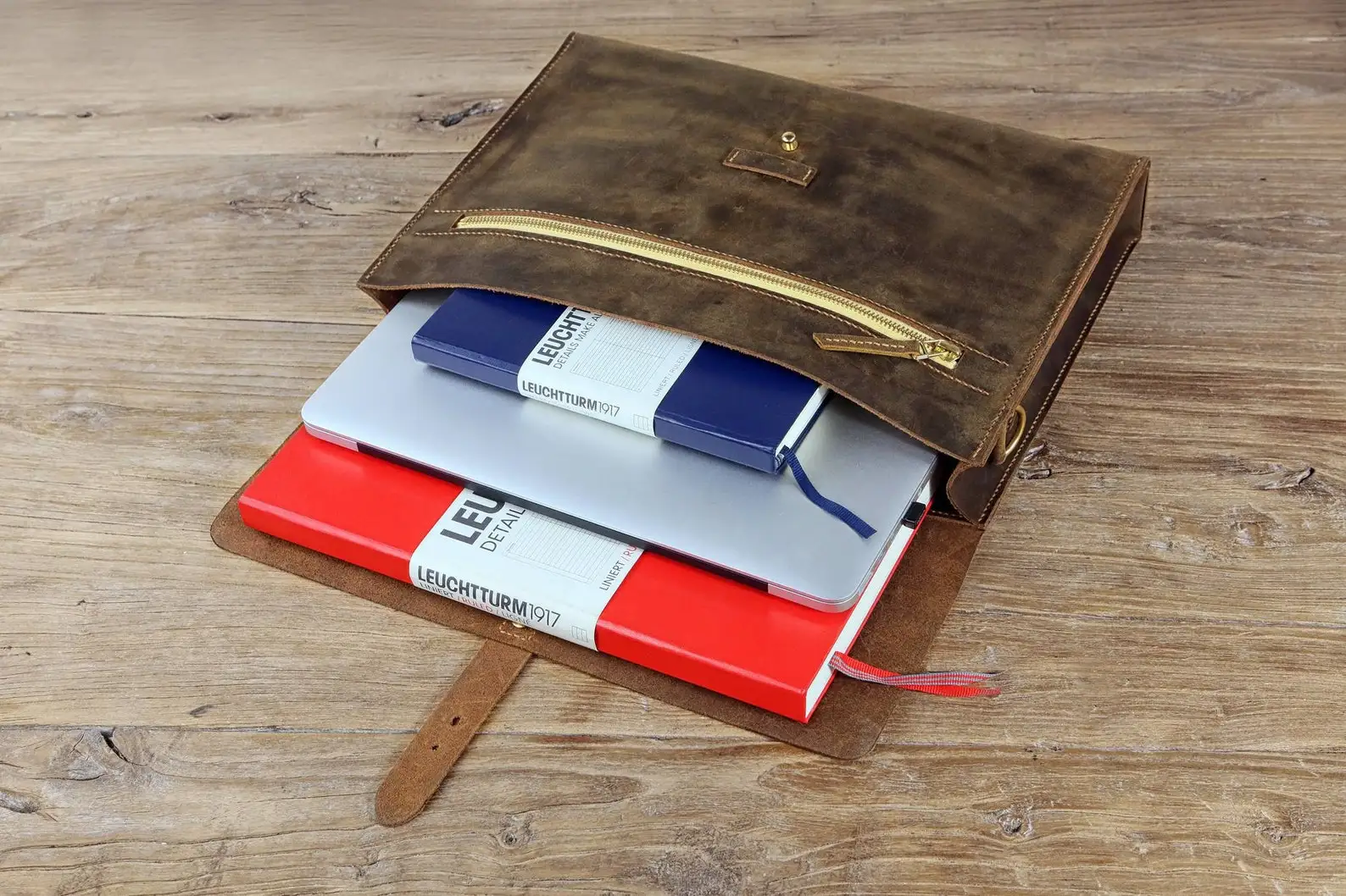 Slim Leather Crossbody Bag