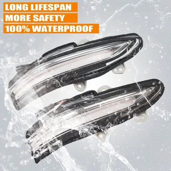 

For Toyota Crown 2013-2018 S210 4th. Dynamic Repeater Side Rear-View Mirror Indicator Blinker Flowing LED Turn Signal Light