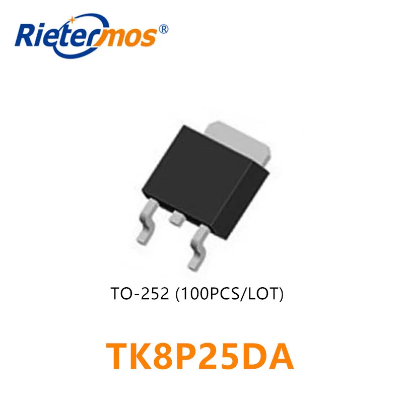 

100 шт TK8P25DA 8P25DA TK8P25 TK8P25D TO252 N-CHANNEL высокое качество