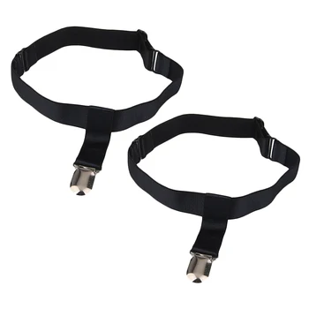 

2 Womens Sock Garters Handmade Punk Elastic Clip Leg Ring Garter Belt