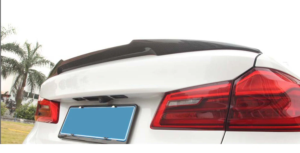 Для BMW 5 серии- G30 F90 M5 кованая крышка из углеродного волокна, задний тунковый спойлер, гекспойлер