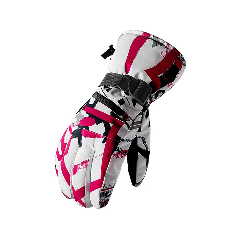 Водонепроницаемые лыжные перчатки для мужчин и женщин, теплые лыжные перчатки для сноуборда, снегохода, езды на мотоцикле, зимние уличные снежные перчатки