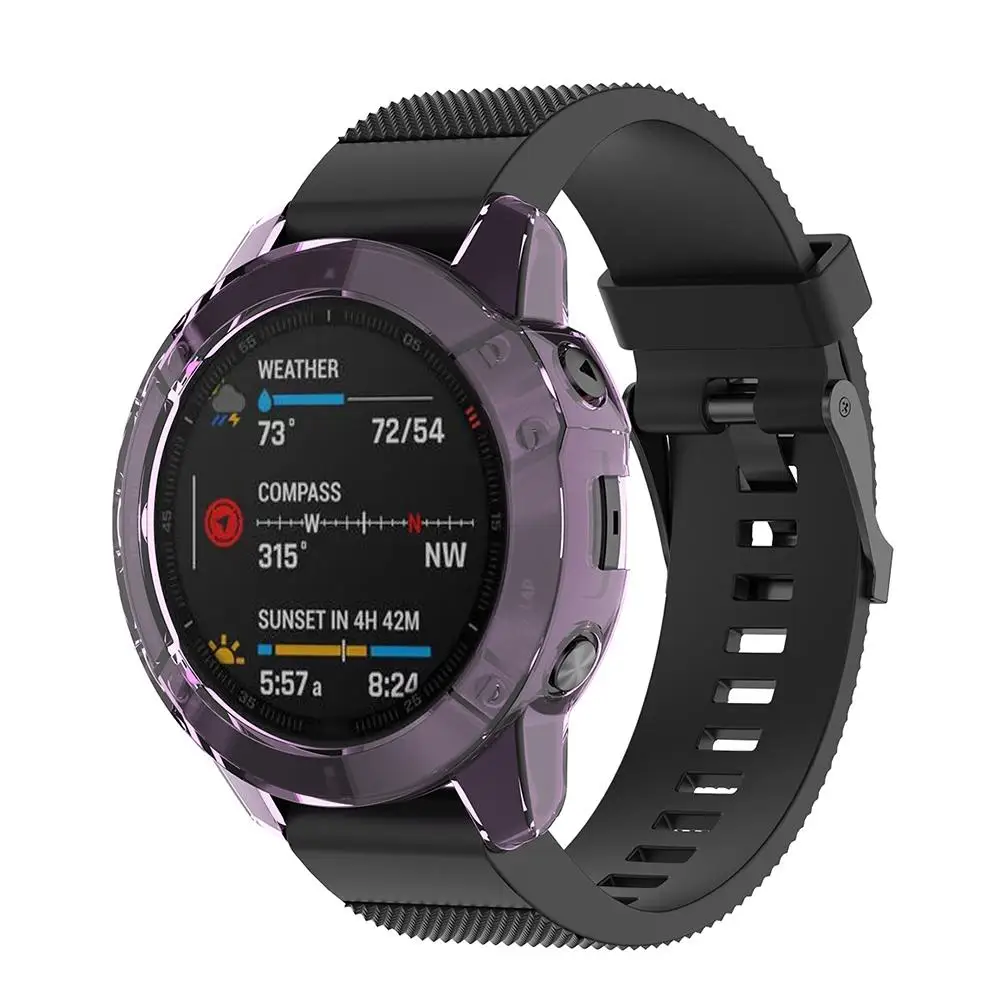 Ультратонкий Мягкий ТПУ защитный чехол для Garmin Fenix 6 Fenix6 защитный чехол умных часов Силиконовый чехол s