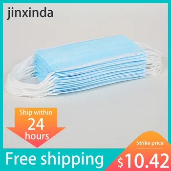 

50 and 100 cotton ladies masks anti-dust air pollution activated carbon filters black masks men reusable masks
