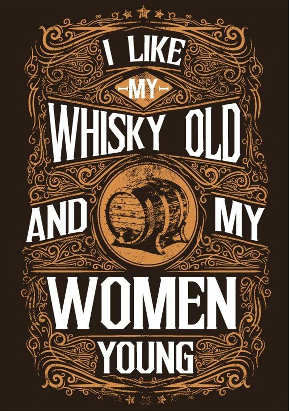 Футболка с надписью I Like My Whiskey Old And women Young черная или белая футболка
