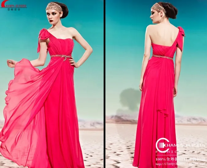 ^Cheap Gratis Verzending Nieuwe Mode 2014 Vestidos De Festa Casual Formele Crystal Een Schouder Rode Lange Partij Bruid Jurk Avondjurken ^Cheap Gratis Verzending Nieuwe Mode 2014 Vestidos De Festa Casual Formele Crystal Een Schouder Rode Lange Partij Bruid Jurk Avondjurken