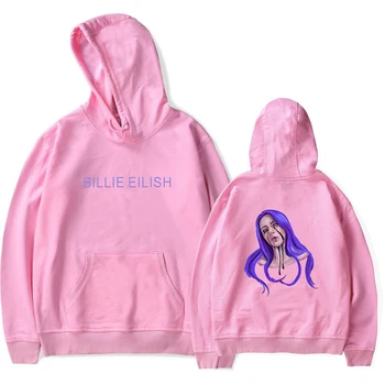 

Popular Billie Eilish Hoodies Women Men New Sweatshirts Hip Hop Hooded pullovers Print Billie Eilish Hoodies women's Sweatshirts