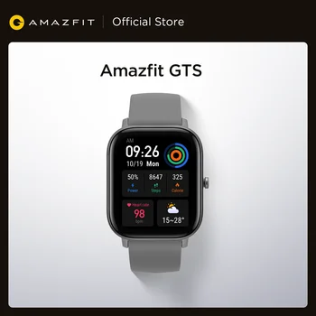 Умные часы Amazfit GTS, водонепроницаемые умные часы для плавания, 5 АТМ, 14 дней без подзарядки