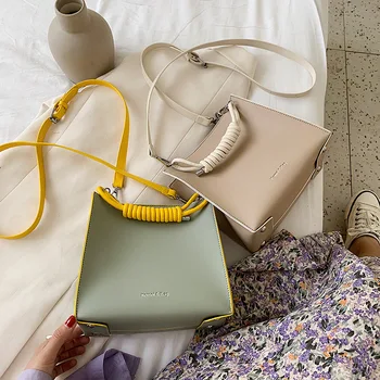 

women's bag Brand Original Design Fashion Bag 2020 New Style Wild Simple Shoulder Messenger Bag Fashion Square Bag