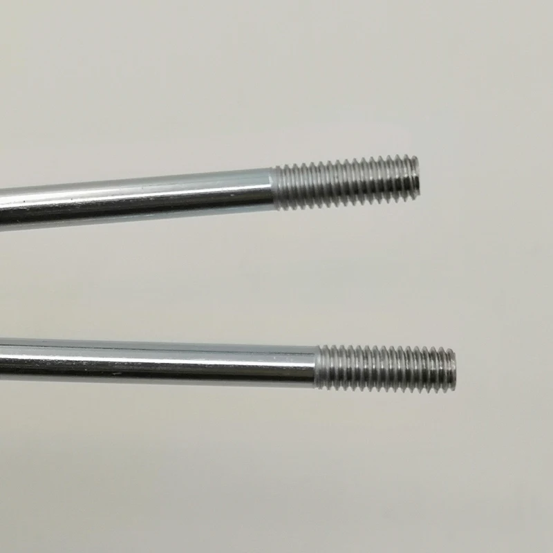 8G Diameter 4.0 mm Straight Pull Head Motorcycle Spokes 45# Carbon Steel Material Galvanization Surface Sliver Motocross Spokes