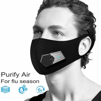 

3D Free Breath Health Smart Electric Mask Fresh Air Mask Health Guard Purifica Anti Pollution Mask Exhaust Gas/Pollen Allergy