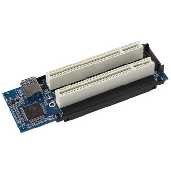 

PCI-E Express X1 To Dual PCI Convert Network Electronic Add On Mini Adapter Card Stable Strong Compatibility Expansion Computer