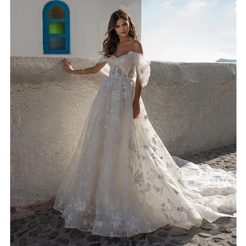 

Verngo Boho Wedding Dress 2020 Elegant Backless Weeding Dresses Lace Appliques Wedding Gown Bride Dress Suknia Slubna