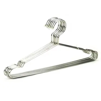 

10pcs/lot New Hangers For Clothes Stainless Steel Clip Stand Hanger Pants Skirt Kid Clothes Adjustable Pinch Grip Cabide Drop