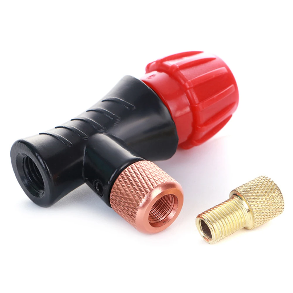 Mountain Bike Mini Air Pump Valve Head Inflator CO2 Gas Bottle Insulated Sleeve Bike Mini Air Pump Valve Head Inflator CO2 Gas B