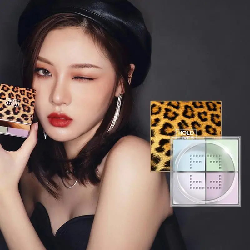 HOLD LIVE Leopard Текстура костюм из трех частей тусклый томатный молочный губная помада пудра Макияж масло лед контроль губ глазурь H4Z6