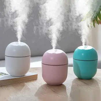 

Ultrasonic Mini Air Humidifier 200ML Essential Oil Diffuser for Home Car USB Fogger Mist Maker with LED Night Lamp