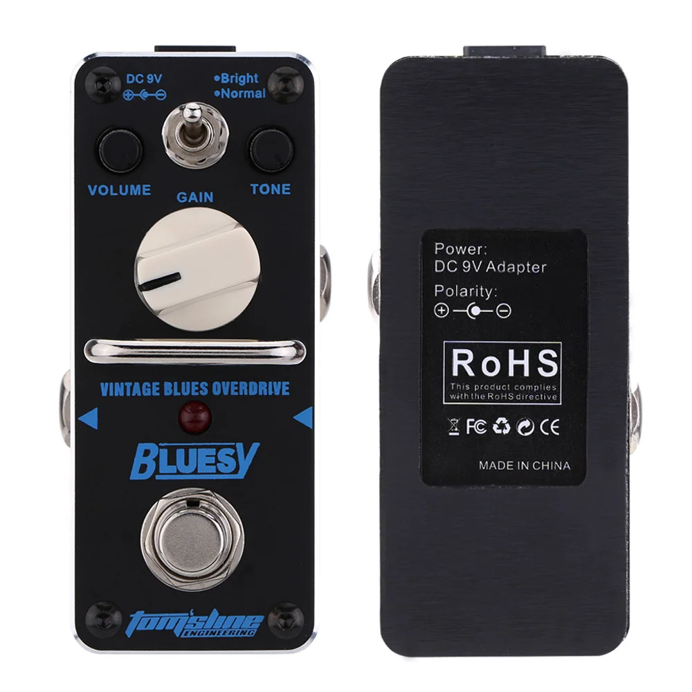 

Hot New ABY-3 Bluesy Vintage Blues Overdrive Mini Single Electric Guitar Effect Pedal with True Bypass