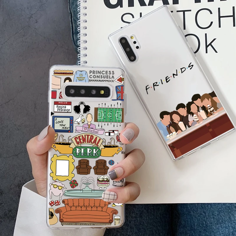 Мягкий чехол для Samsung Note 20 10 8 9 plus S10 E S9 S8 S20 FE Plus A30 A50 A71 A80 A90 A51 A40|Бамперы| |