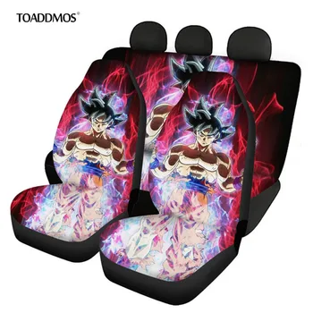 

TOADDMOS Front and Rear Car Seat Covers Set of 4 Anime Dragon Ball Z Super Auto Interior Stretch Seat Protector Accessories 2020
