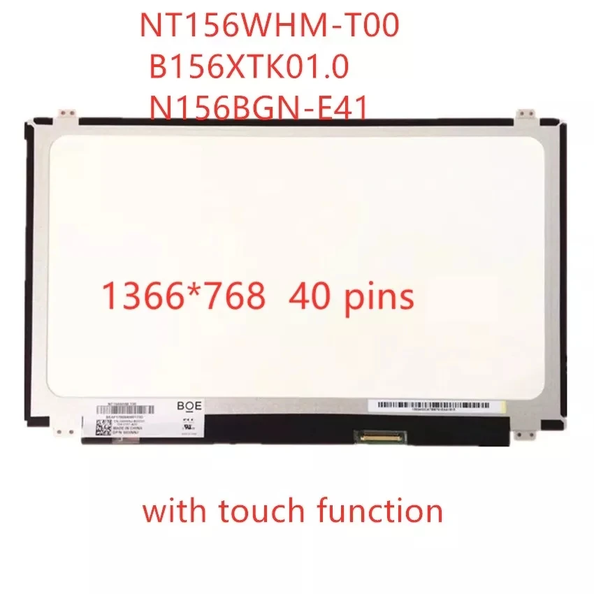 

ЖК-экран B156XTK01.0 N156BGN-E41 сенсорный для HP TouchSmart 15-AC 15-AC121DX и Dell Inspiron 15 5558 Vostro 15 3558 JJ45K