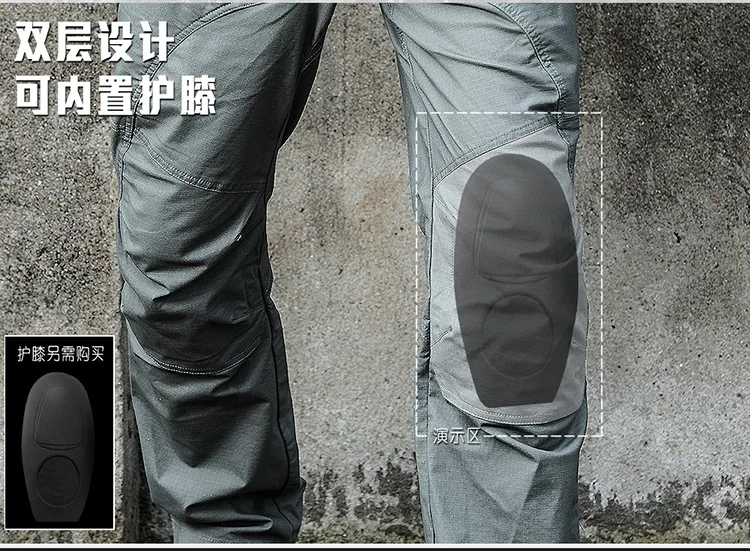 Men Military Tactical Cargo Pants Black khaki  Army Combat Pants SWAT Rip-Stop Trousers cheap cargo pants
