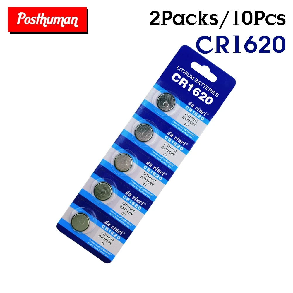 Литий ионный аккумулятор postuman CR1620 CR 1620 3v 10 шт. ECR1620 DL1620 для автомобиля весы с