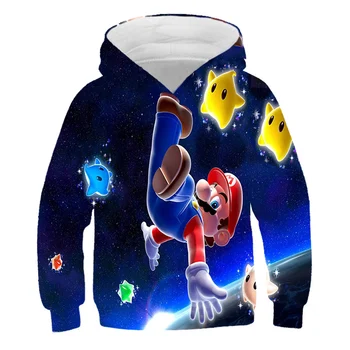 

3D printing children's fashion cartoon casual sports hoodie children's tee street clothing 4T-14T