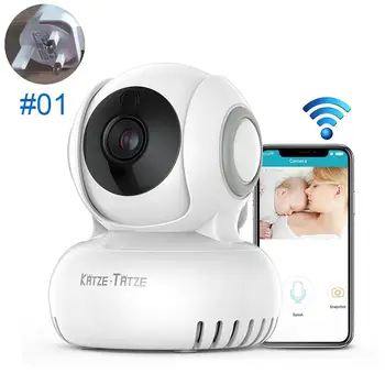 

720P HD IP Camera with Two-way Audio Night Vision Security Detection (UK)