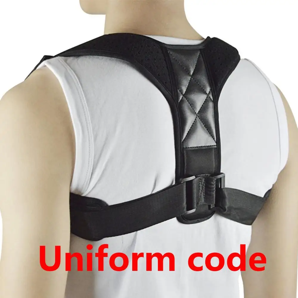 WT-c500 Uniform code Регулируемый Корректор осанки ключицы позвоночника спины плеча Опора поясничной скобки пояс коррекция осанки предотвращает сужение - Цвет: WT-c500 Uniform code