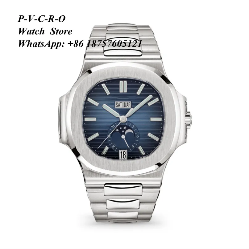 PP04 Новинка 904L роскошные механические водонепроницаемые часы Nautilus PP