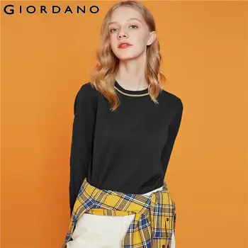 

Giordano Women Sweaters Mockneck 12-needle Knitting Sweater Women Long Sleeve Stretchy Chompas De Mujer Invierno 05359617