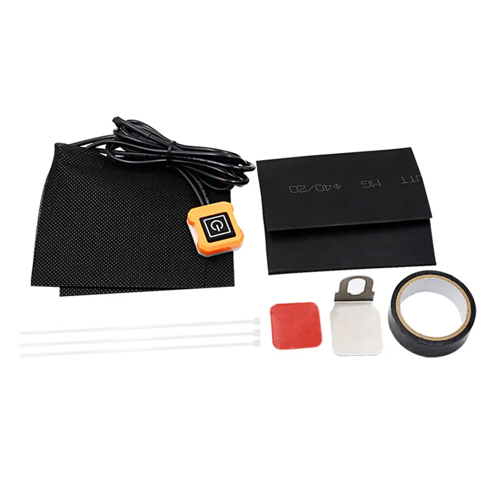 Scooter 12V Heated Grips Winter Pad Intelligent 3 Speed Temperature For Motorcycle Handle Universal Electric With Switch Insert |