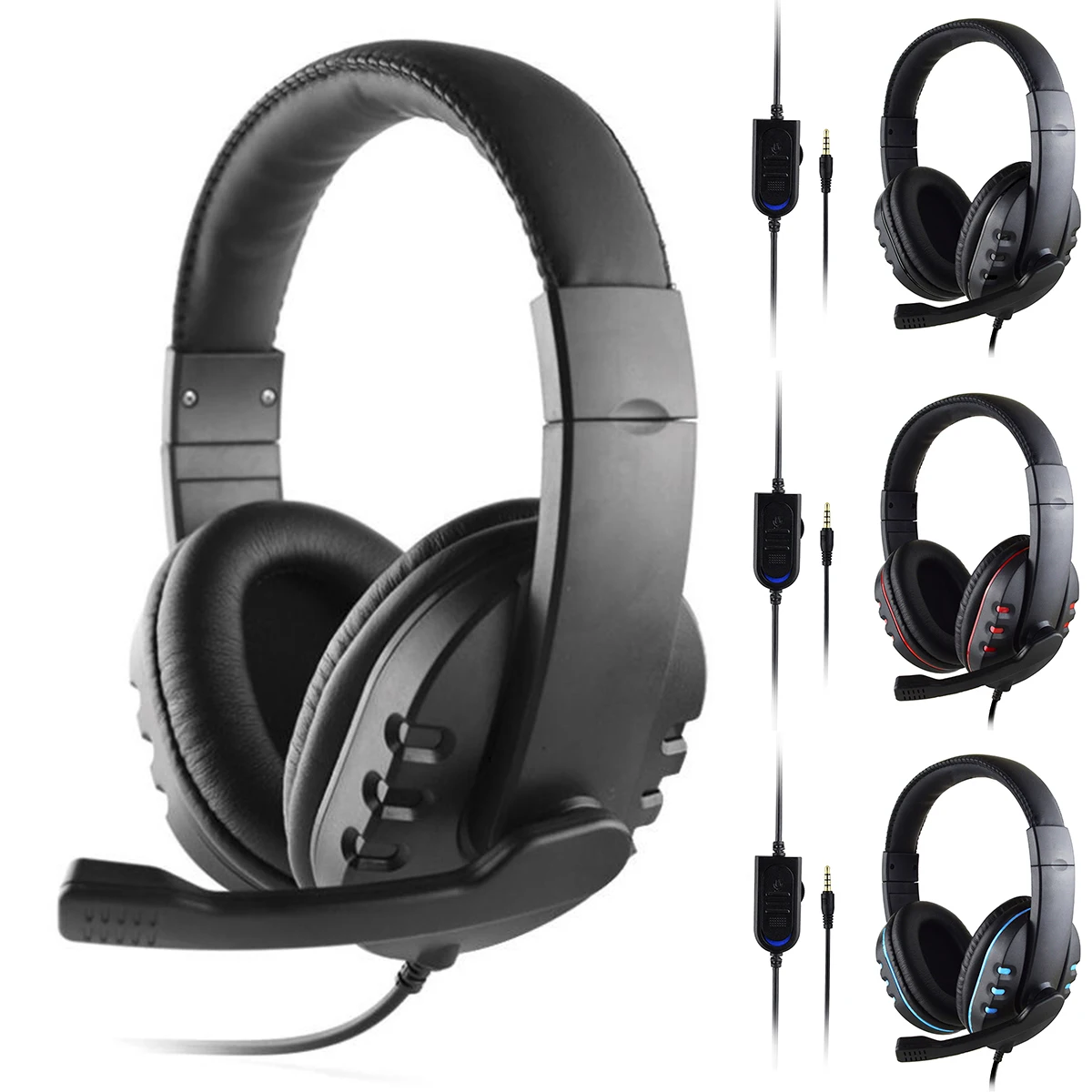 Headphones with Microphone 2020 Hi Fi Gaming Headset Computer Portable Earphone For PC PS4 Xbox One Mobile