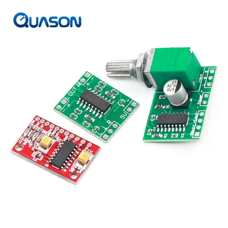 1PCS PAM8403 Super mini digital power amplifier board miniature class D power amplifier board 2 * 3 W high 2.5-5V USB ► Photo 3/5