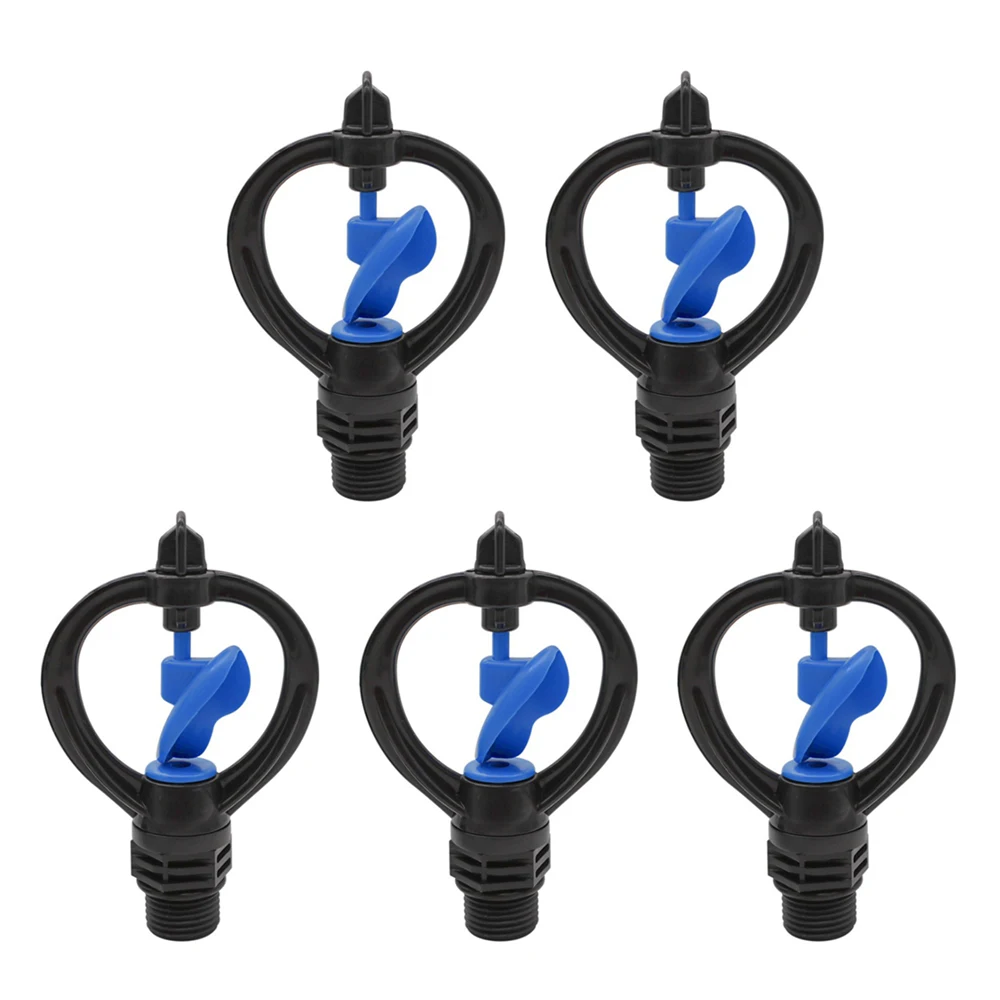 5Pcs/Lot 1/2 inch 360 Degree Irrigation Automatic Rotary Nozzle