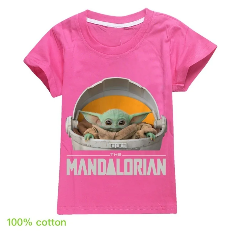Mandalorian Baby Yoda Cartoon Cute The Kids T Shirt Boys Girls Kawaii Star Wars Children T Shirt Fashion Movie Tshirt Aliexpress Mother Kids