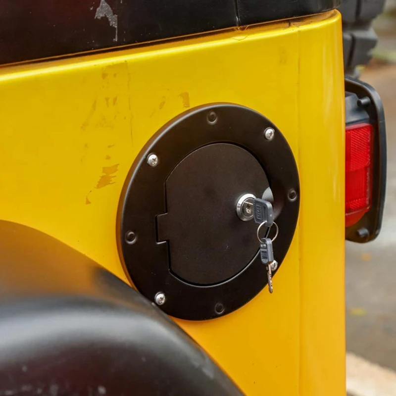 Заклепки для Jeep Wrangler TJ автомобильный масляный топливный бак крышка с замком для ключей Крышка для 1997-2006 Jeep Wrangler TJ автомобильные аксессуары