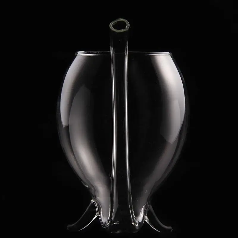 Wine Glass 300ml Unique Juice Cup White Simple Design Style Practical Xmas Creative
