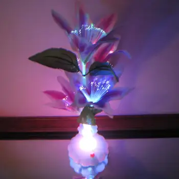 

LED Optical Fiber Lamp Lily Vase Night Light Decoration Lighting Fixture