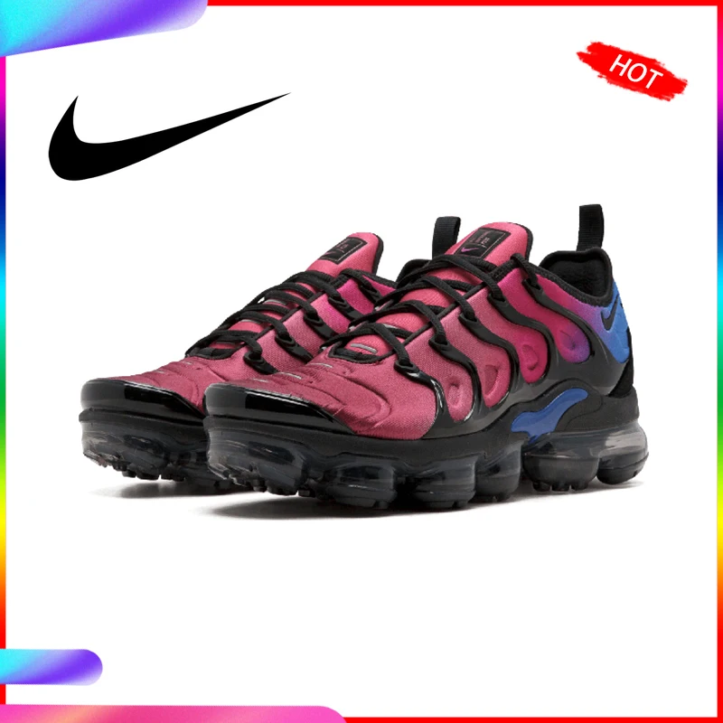 

Original Authentic Nike Air Vapormax Plus TM Men's Breathable Men's Running Shoe ClassicOutdoor Sports Trend 2019 New AO4550-003