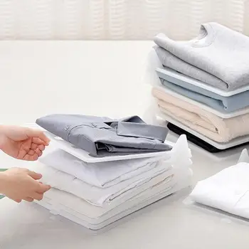 

Fast Clothes Fold Board Clothing Organization System Shirt Folder Travel Closet Drawer Stack Household Closet Organizer
