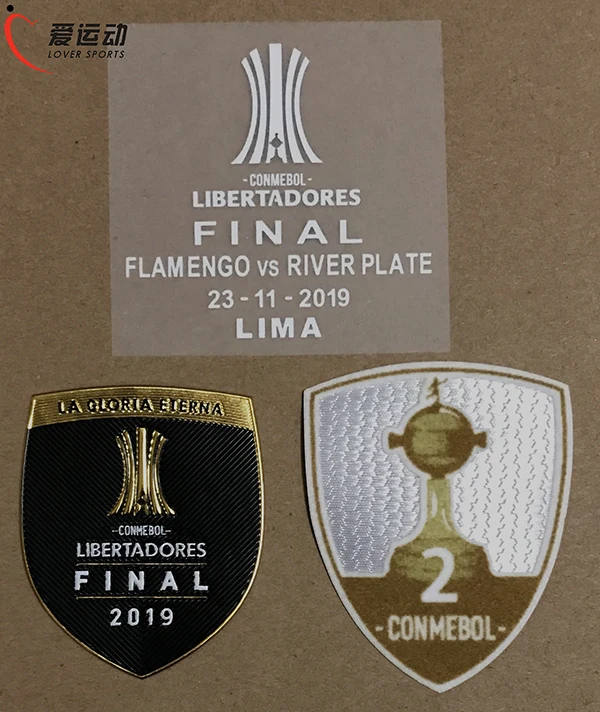 Фламенко FINAL COPA LIBERTADORES набор патчей CONMEBOL LIBERADORES финальный матч детали+ трофей 1 и трофей 2 патч